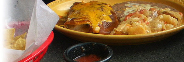 Enchiladas at Jalapenos Mex-Mex