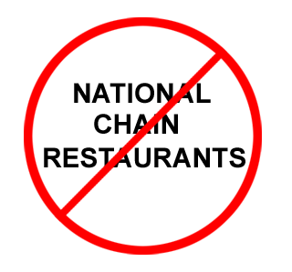 No National Chains