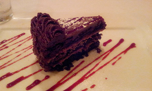 Chocolate mascarpone cake