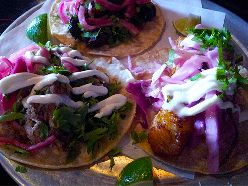 Tacos at Barrio Tequileria