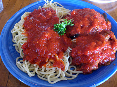 Eggplant Parmesan from Betta's Italian Oven