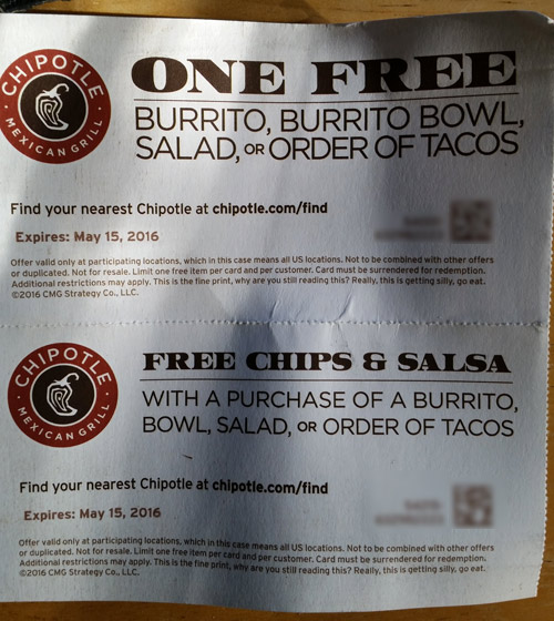 free burrito