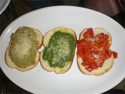 Bruschetta at Europa