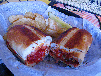 Fatty Patty's grilled chicken hoagy