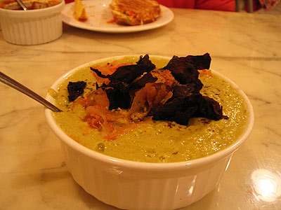 Raw Curry Romaine Soup