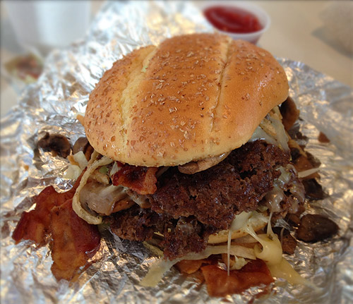 Shroomin' Burger from Mad Mike's Burger and Fries