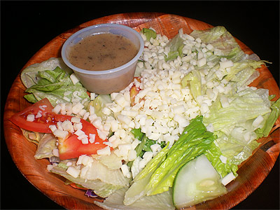 Noce's Pizzeria side salad