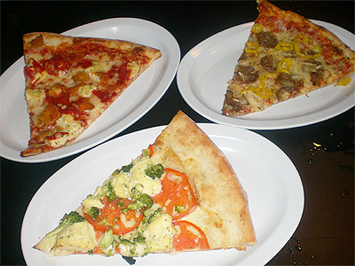 Noce's Pizzeria White Dream, Noce's Pizza and Chicken Parmagianna Pizza