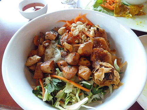 Bun Salad at Saigon Cafe