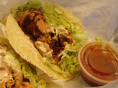 Fish Tacos at Taco Casa