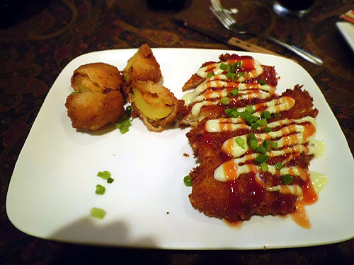 Sweet and Sour Wasabi Crusted Chicken at The Painted Fish