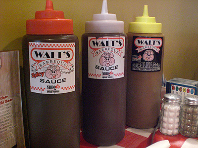 Walt's Barbeque sauces