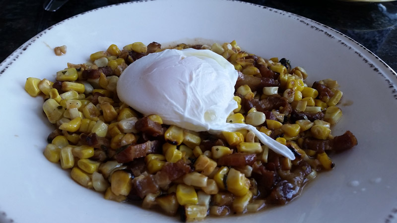 pan roasted sweet corn