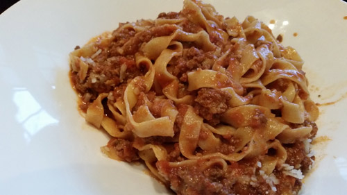 Tagliatelle alla bolognese